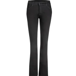 Very Nice Naisten Farkut, Emily 9731 Straight Fit Musta