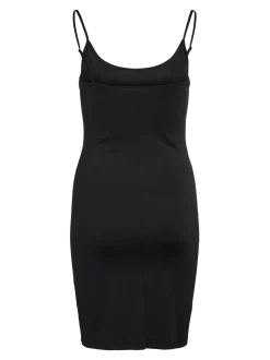 Vila alusmekko Vikenza Short Strap Dress, musta