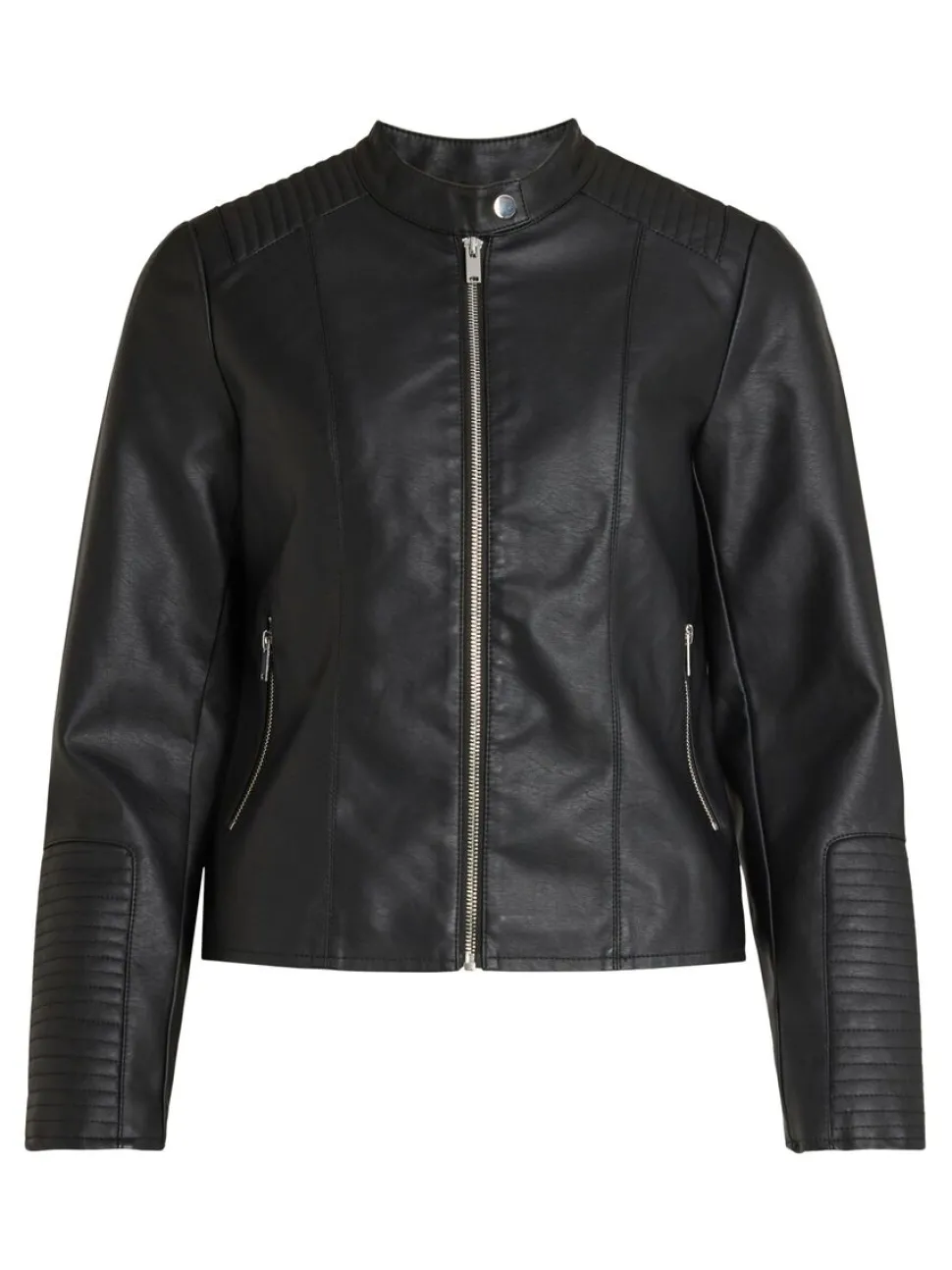 Vila keinonahkatakki, VIBLUE COATEDJACKET Musta