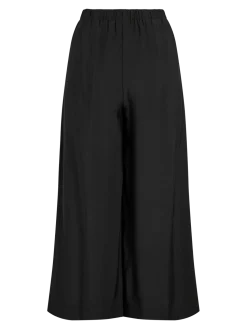 Vila naisten housut, VIMARLEE HW WIDE CULOTTE PANTS Black Beauty