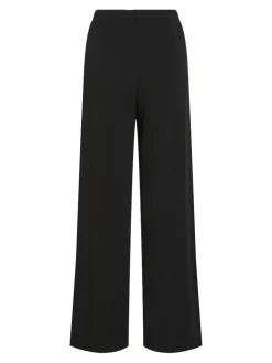 Vila naisten housut VIWINNIE CLUA HW WIDE PANTS, musta