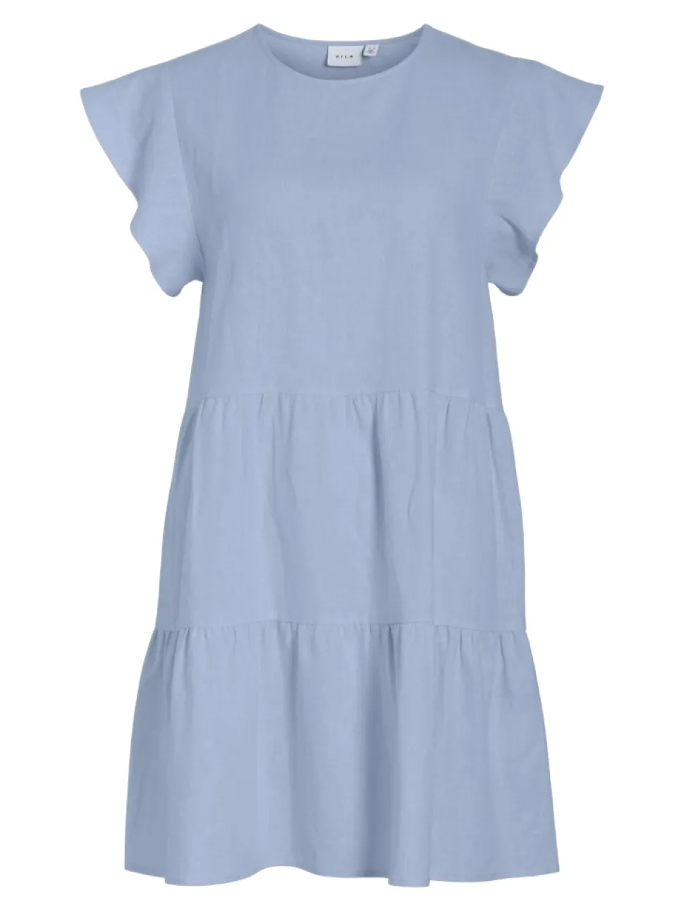 Vila naisten mekko, VISUMMER LIN C/S DRESS Kentucky Blue