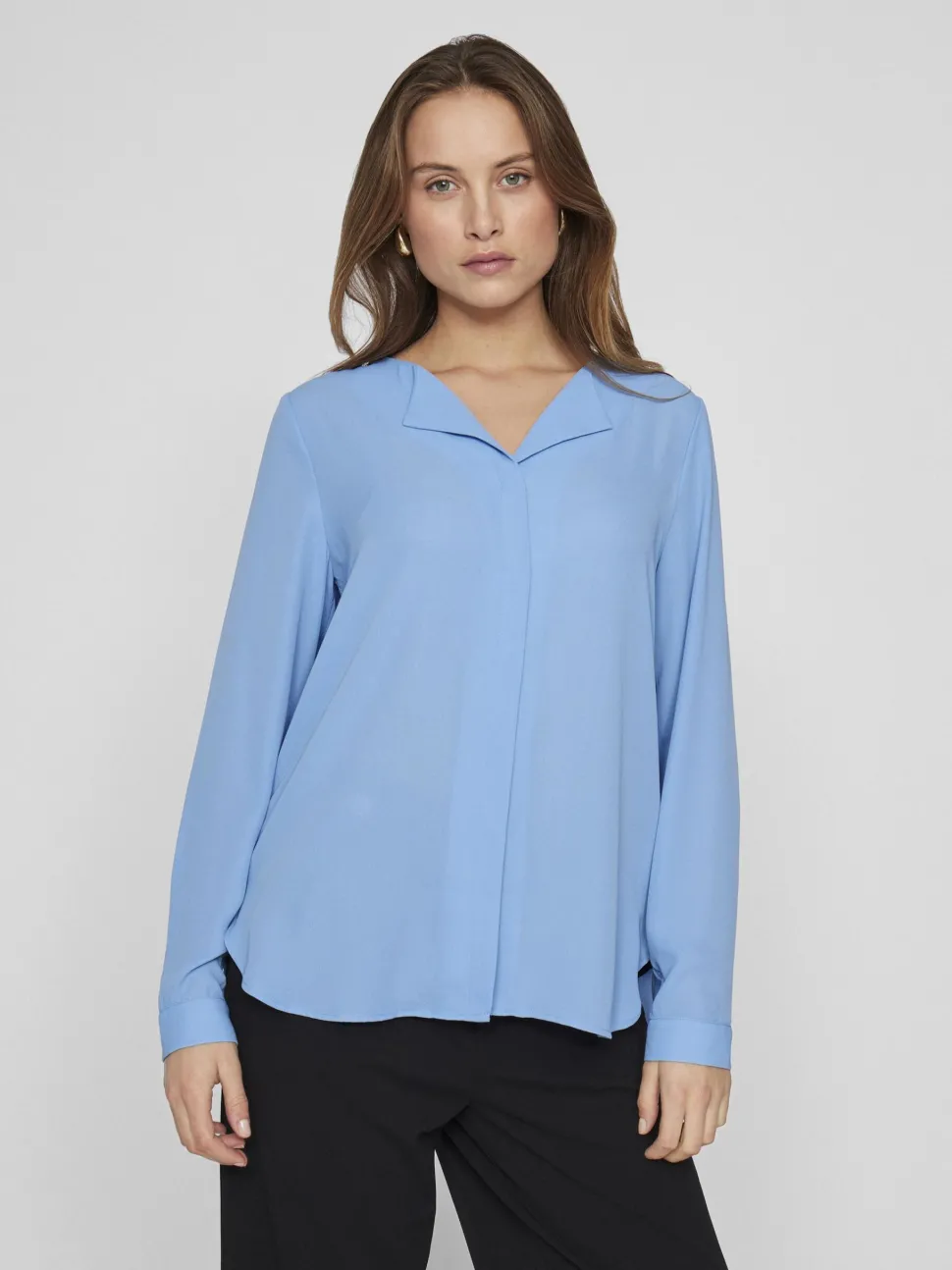 Vila naisten paita Vilucy LS Shirt, sininen
