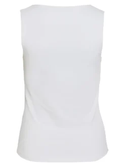 Vila naisten toppi, VIKENZA O-NECK S/L TANK TOP Optical Snow