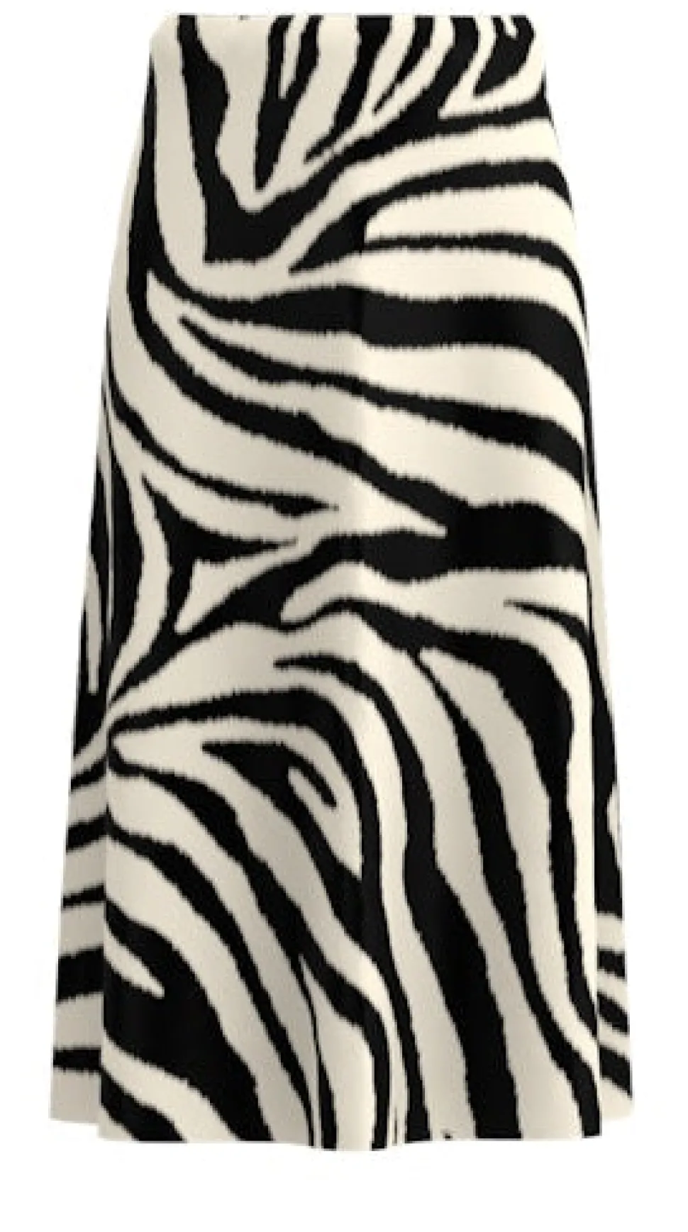 Y.A.S hame, YASPELLA HW MIDI SKIRT Valkopohjainen Kuosi