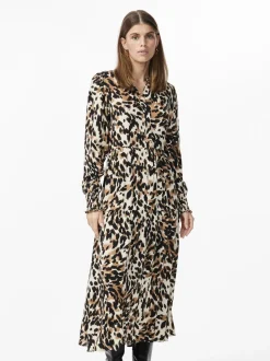 Y.A.S mekko, YASALIRA LS LONG DRESS S Beige Kuosi