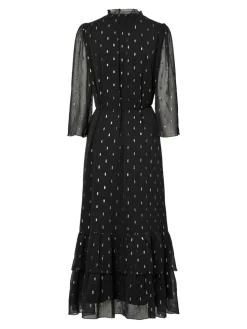 Y.A.S Mena 3/4 Long Dress, musta