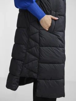 Y.A.S naisten liivi K-YASLIRO PADDED VEST, musta