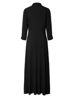 Y.A.S Naisten Maksimekko YASSAVANNA LONG SHIRT DRESS Black Mille