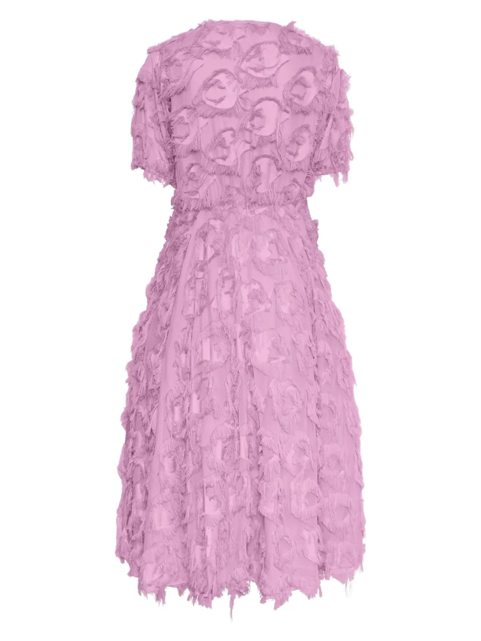 Y.A.S Naisten Mekko, K-YASPAZYLLA 2/4 MIDI DRESS Vaaleanpunainen