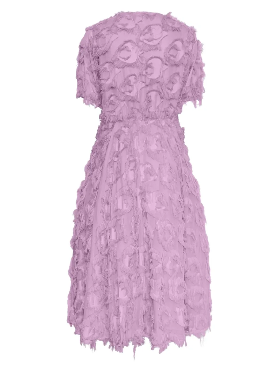 Y.A.S Naisten Mekko, K-YASPAZYLLA 2/4 MIDI DRESS Vaaleanpunainen