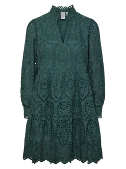Y.A.S Naisten Mekko YASHOLI LS DRESS S Khaki