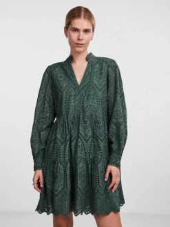 Y.A.S Naisten Mekko YASHOLI LS DRESS S Khaki