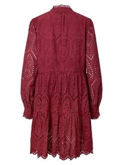 Y.A.S Naisten Mekko YASHOLI LS DRESS S Tibetan Red