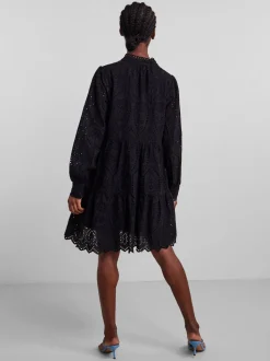 Y.A.S Naisten Mekko YASHOLI LS DRESS S Musta