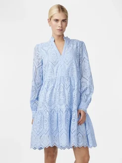 Y.A.S Naisten Mekko YASHOLI LS DRESS S Vaaleansininen