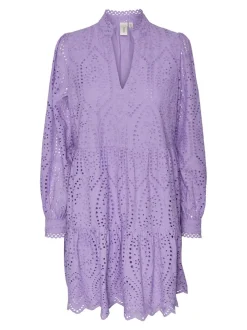 Y.A.S Naisten Mekko YASHOLI LS DRESS S Liila