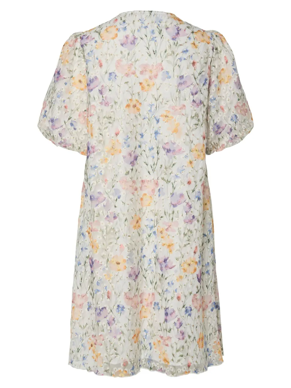 Y.A.S naisten mekko, YASLEANNA SS DRESS S. - SHOW Valkopohjainen Kuosi