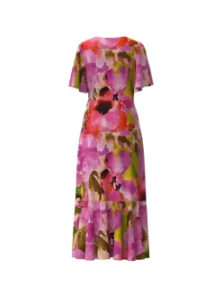 Y.A.S naisten mekko, YASLINGO SS LONG DRESS Monivärinen Kuosi