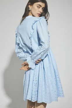 Y.A.S naisten mekko, YASLUMA LS DRESS S Vaaleansininen