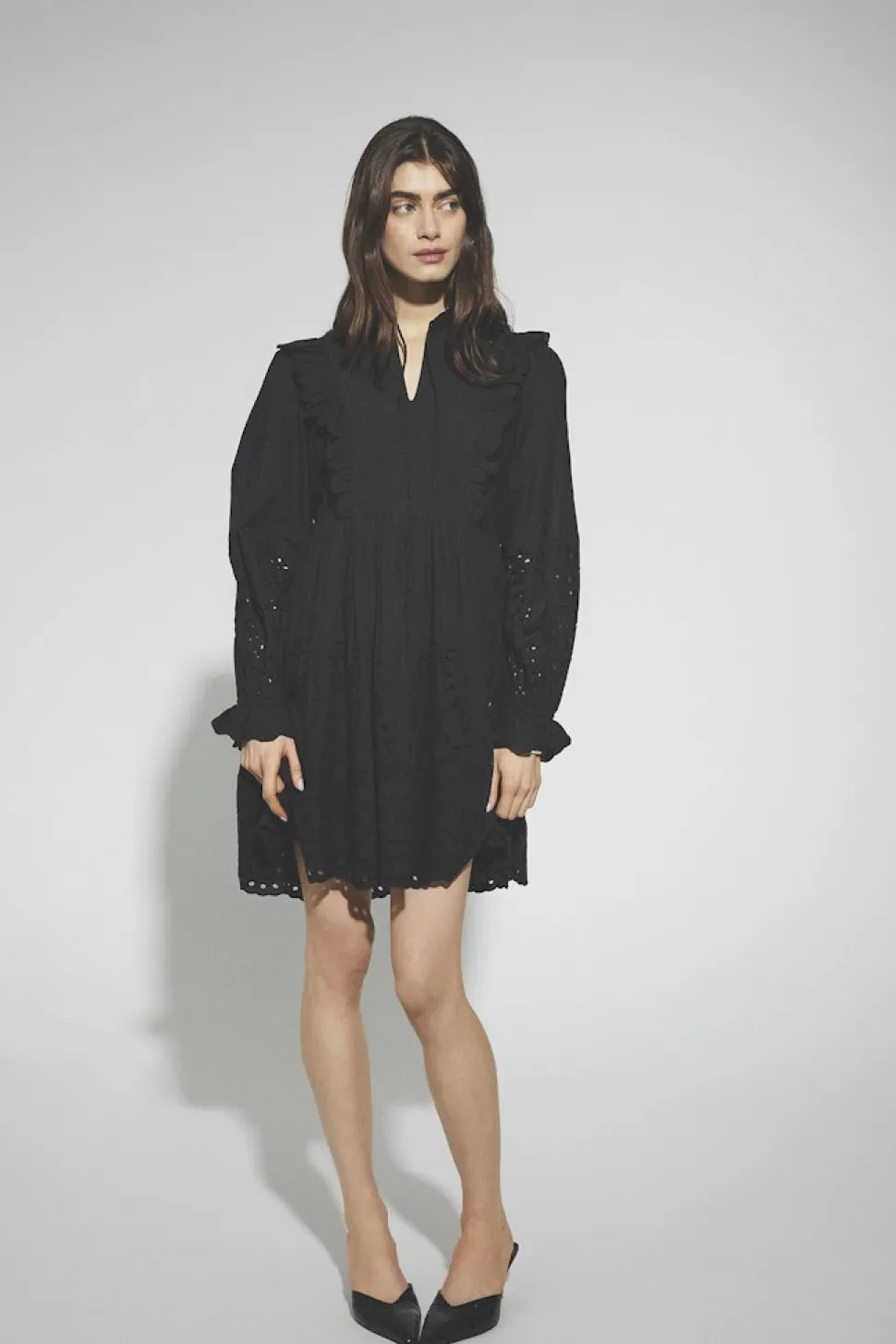 Y.A.S naisten mekko, YASLUMA LS DRESS S Musta