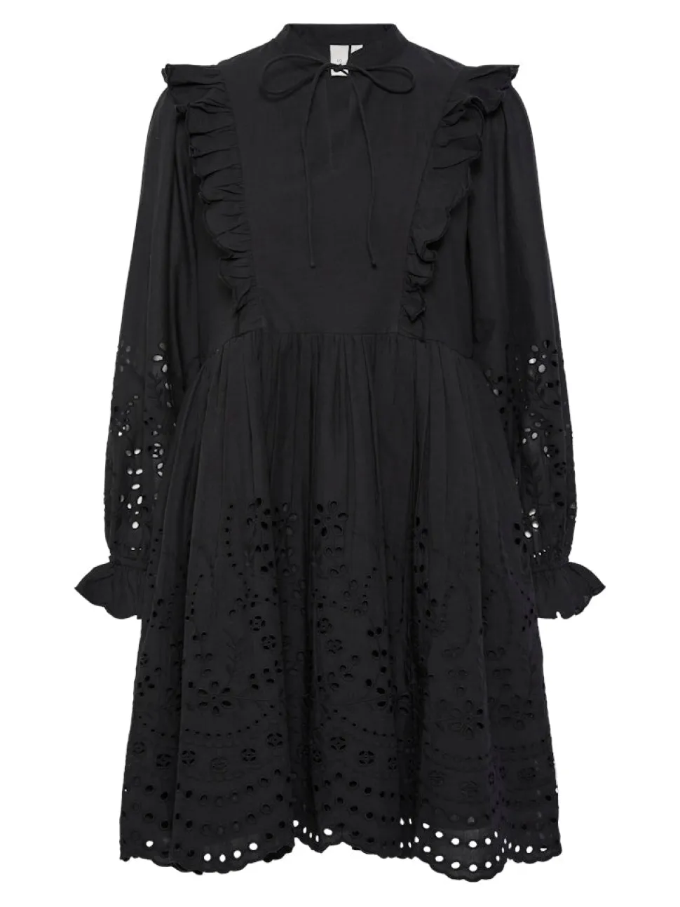 Y.A.S naisten mekko, YASLUMA LS DRESS S Musta