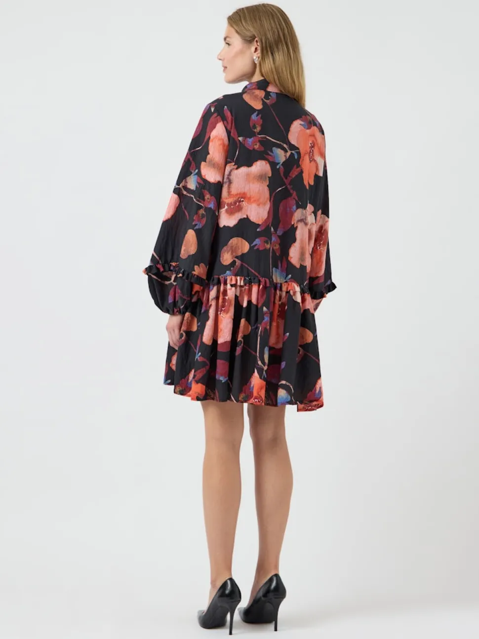 Y.A.S naisten mekko YASPILANA LS DRESS S, Black Pilana