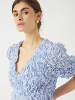 Y.A.S naisten mekko, YASROSIVA 2/4 MIDI DRESS S Vaaleansininen