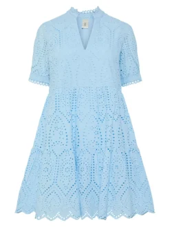 Y.A.S Naisten Minimekko YASHOLI SS DRESS Keskisininen