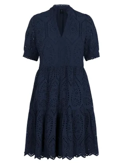 Y.A.S Naisten Minimekko YASHOLI SS DRESS Tummansininen
