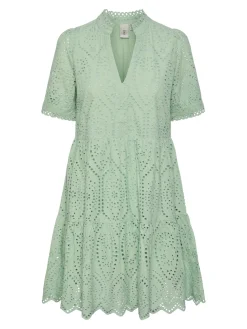 Y.A.S Naisten Minimekko YASHOLI SS DRESS Mintunvihreä