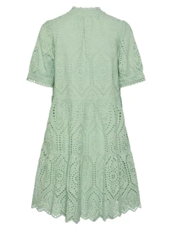 Y.A.S Naisten Minimekko YASHOLI SS DRESS Mintunvihreä