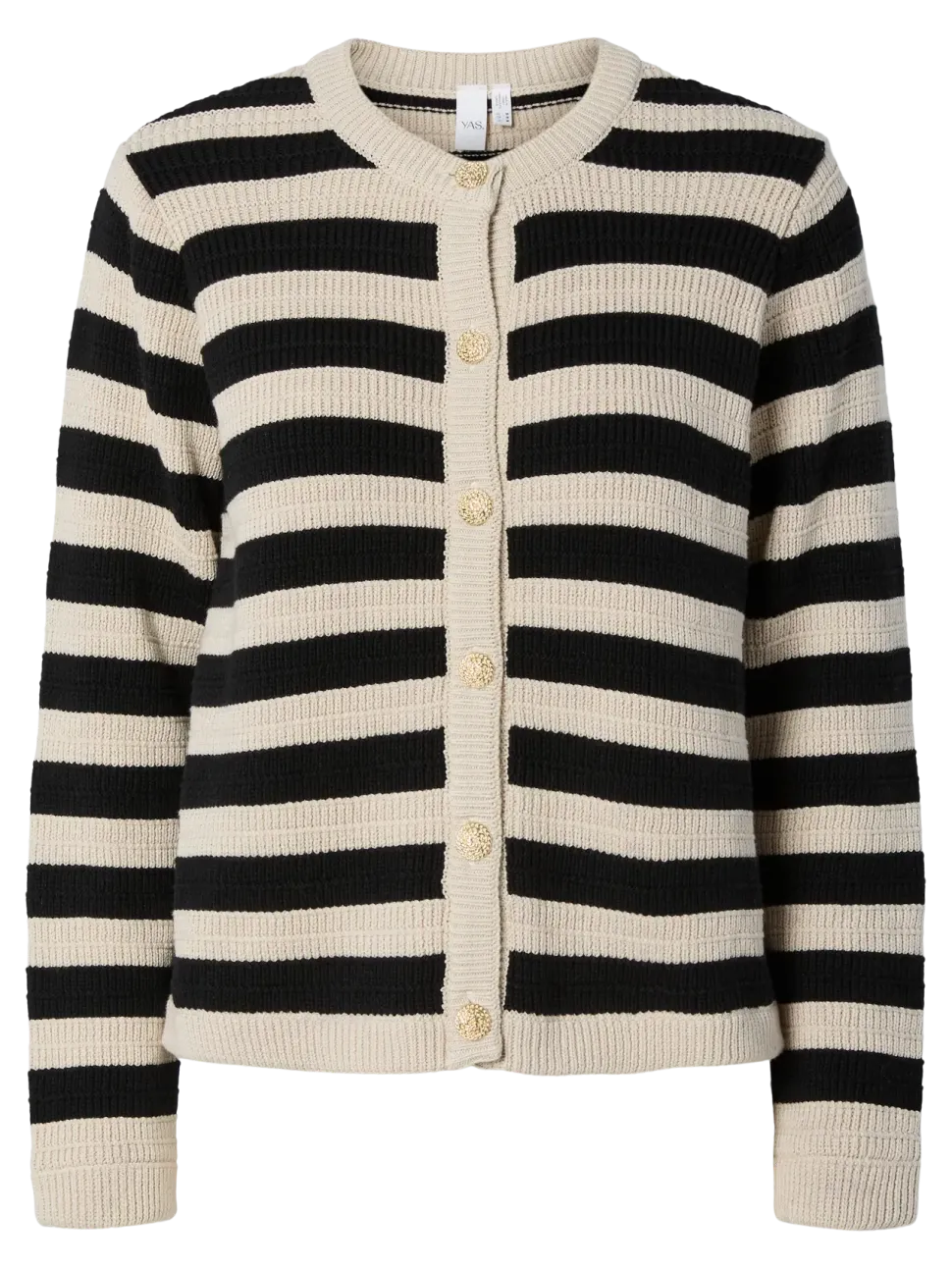 Y.A.S Naisten Neuletakki, Yassironi LS Knit Cardigan Birch