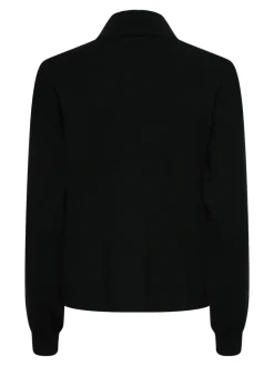 Y.A.S naisten neule, YASHAMA LS KNIT PULLOVER Musta