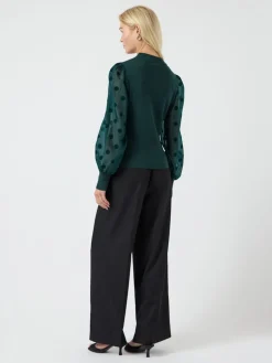 Y.A.S naisten pusero, YASDOTME LS KNIT PULLOVER Ponderosa Pine