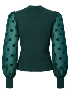 Y.A.S naisten pusero, YASDOTME LS KNIT PULLOVER Ponderosa Pine