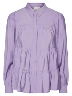 Y.A.S NAISTEN PUSERO YASPALA LS SHIRT S. NOOS Vaalea Lila