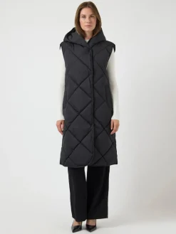 Y.A.S naisten toppaliivi, YASSELURA PADDED VEST Musta