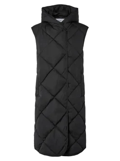 Y.A.S naisten toppaliivi, YASSELURA PADDED VEST Musta