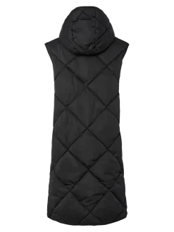 Y.A.S naisten toppaliivi, YASSELURA PADDED VEST Musta