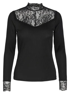 Y.A.S pusero, YASBLACE LS TOP Black